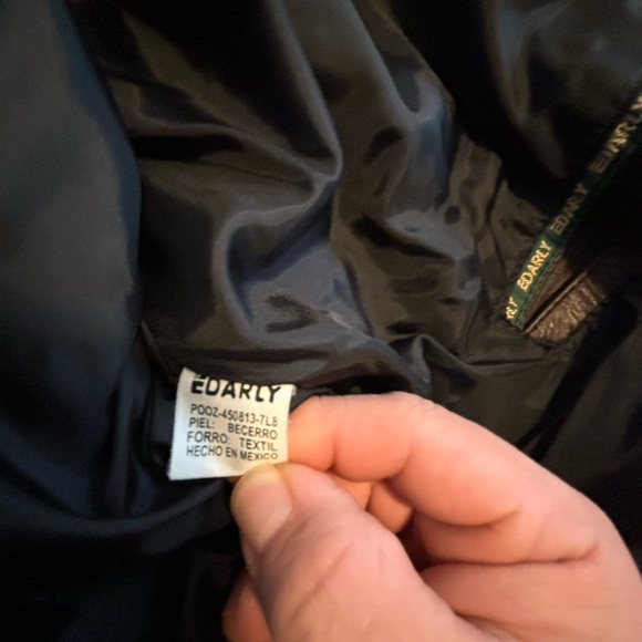 Edarly leather jacket great condition - Picture 3 of 7